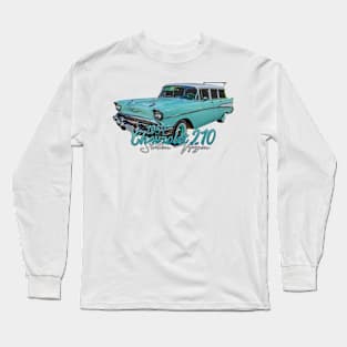 1957 Chevrolet 210 Station Wagon Long Sleeve T-Shirt